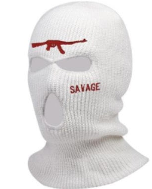 Three-hole Hat Knitted Facekini