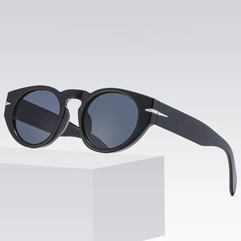 Uemi Retro Men Round Sunglasses