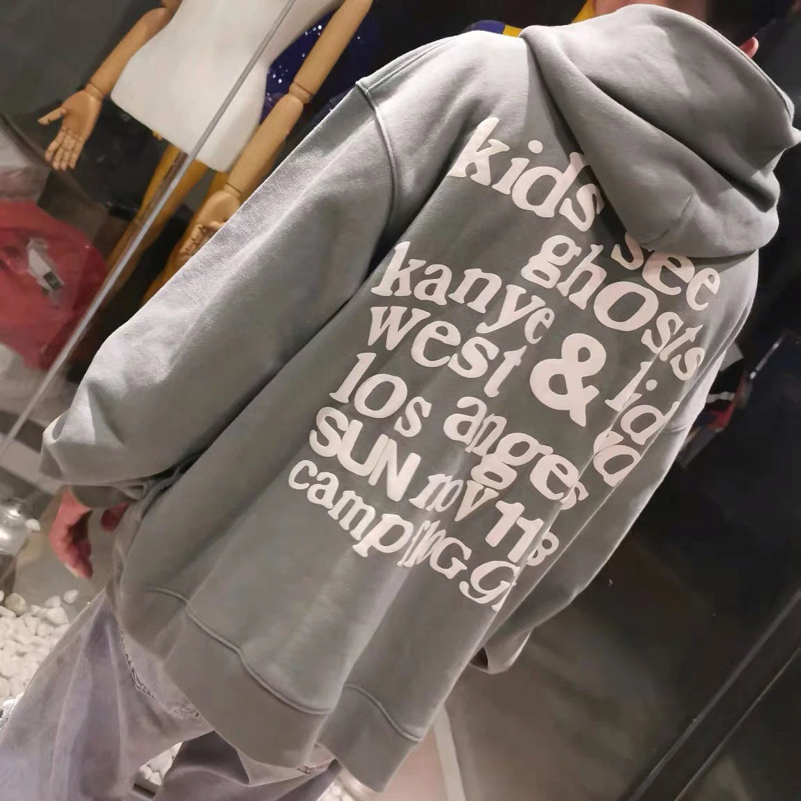 Kanye Oversized Pullover Fleece Hoodies