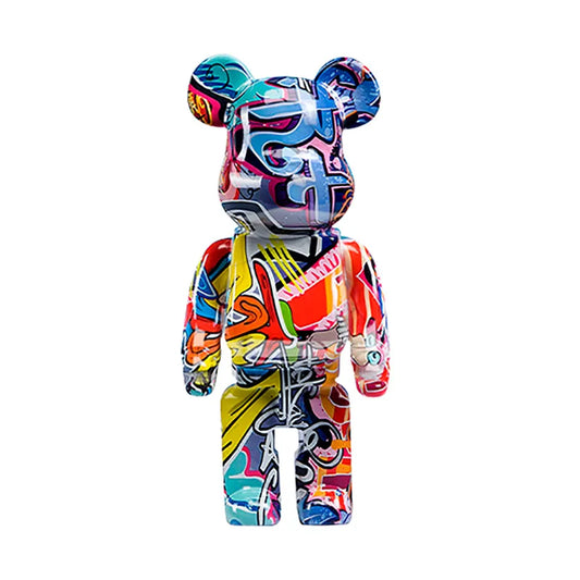 Graffiti Bear Figurine Home Decoration