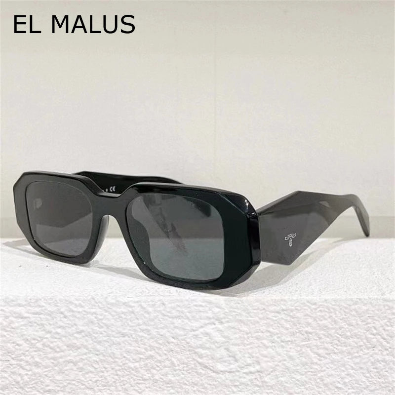 Retro High Quality Polygon Square Sunglasses